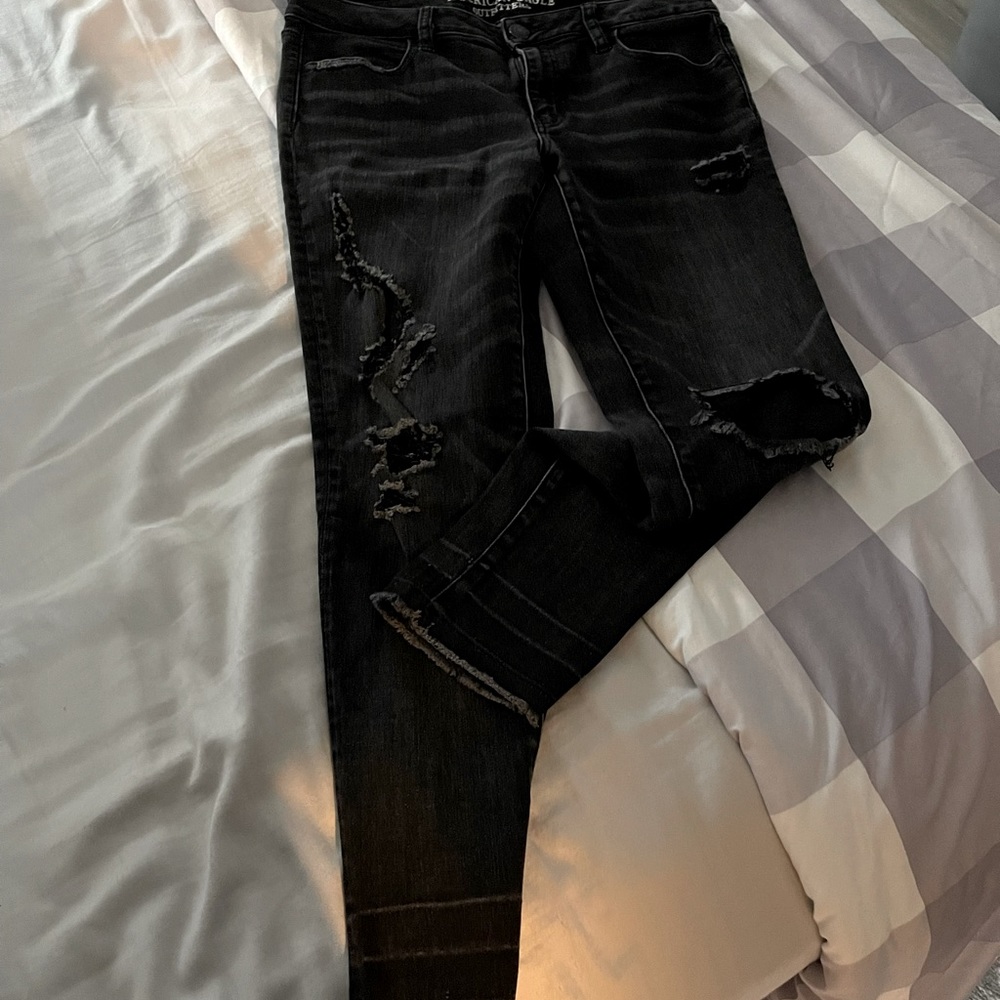American Eagle super super stretch ankle jegging.  Size 10